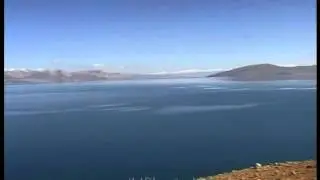 Mansarovar Lake with Mount Kailash in Tibet