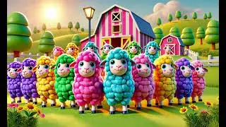 Colorful Sheep Song | Learn Colors with Fun Music for Kids!| Bunny's Land