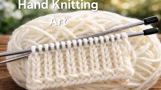 WOW! This EASY Two-Needle Knitting Pattern Looks EXPENSIVE 🤯 | Beginners Will Love It!