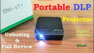 Blitzwolf BW-VT1 Portable DLP Projector | Unboxing | Full Review | Hindi | English Subtitle