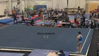 Meet weekend vlog as a level 10 gymnast 