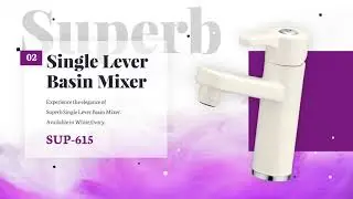 Pearl Single Lever Basin Mixer || Tall Body || Center Hole Basin Mixer