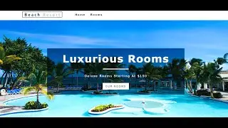 ReactJs project for beginners | React Project Tutorial | React Responsive beach resort|React project