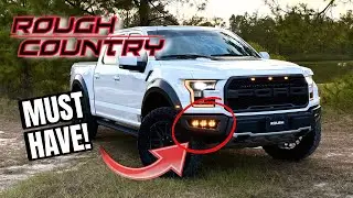 Обзор комплекта противотуманных фар Rough Country для Ford Raptor + Lightbar #roughcountry