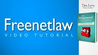 Freenetlaw Tutorial - A Video Tutorial on How to use Freenetlaw to Create Legal Disclaimers