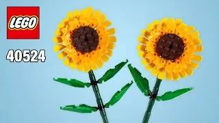 LEGO&reg; Sunflowers (40524)[191 pcs] Step-by-Step Building Instructions | Top Brick Builder