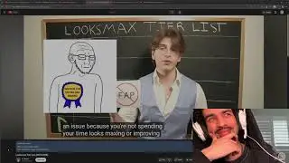 Looksmaxxing tier-list reaction