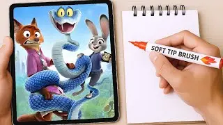 ZOOTOPIA 2 GLOW UP! 🐰🦊 Drawing Judy & Nick's AMAZING New Look!