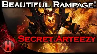 Beautiful Rampage by Secret.Arteezy vs. iG Dota 2