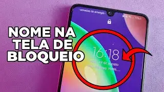 Como Colocar seu Nome na Tela de Bloqueio do Samsung