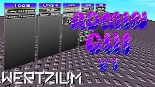 Roblox Admin GUI v1 | Showcase
