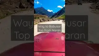 Beautiful way to Babusar Top from Naran, Kaghan Valley Pakistan.