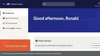 ADP Advisor Access portal