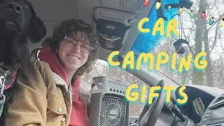 Car Camping Gifts I Got For Christmas  *product tests and a snowy nature adventure ❄️ 