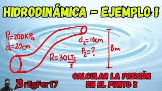Física - Hidrodinámica - Ejemplo 1