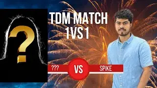 🔥TARS defeated SPIKE in 1V1 TDM😳| TARS VS SPIKE TDM MATCH|90fps vs iphone| Intense Fight | #spike