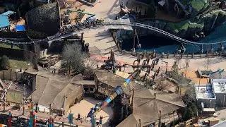 Aerial video of ride testing in Epic Universe. Jan 30, 2025
