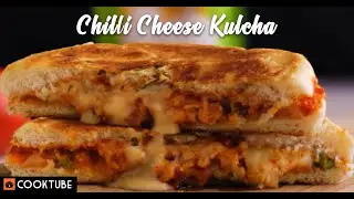 Chilli Cheese Kulcha Recipe | Veg Kulcha With Cheese Recipe