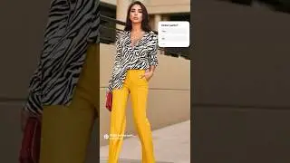 Styling yellow pants with different tops