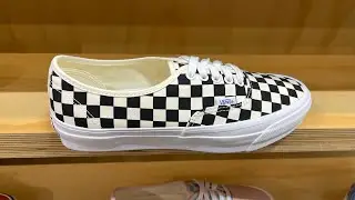 Vans Authentic Reissue 44 (LX Checkerboard Black/ Off White) - Style Code: VN00CQA2BO-BKW
