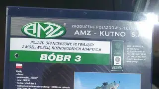 MSPO 2022 B&oacute;br 3 Pojazd Opancerzony Pływający - Wnętrze kabiny.