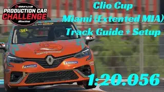 iRacing Clio Miami Track guide PCC