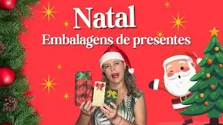 Embalagens para lembrancinhas de natal