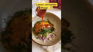 Lemon coriander maggi #lemon #coriander #maggi #maggirecipe #maggie