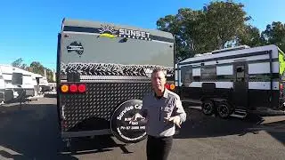 2022 Sunset Daytona 21'6 Semi Off-Road Caravan Walk Through