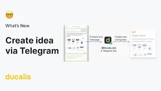 Never Lose a Customer Idea Again! Seamlessly Capture Feedback with Ducalis Telegram Bot