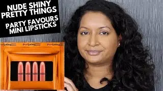 MAC Nude Shiny Pretty Things Party Favours Mini Lipsticks Review