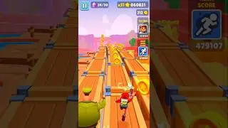 🔥 Subway surfers  Paradise Gameplay 😋  !! #shorts #zarooratrishta