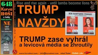 DONALD TRUMP 4EVA = DONALD TRUMP FOREVER = DONALD TRUMP NAVŽDY. LEVICE JE STOHO ZOUFAL&Aacute;