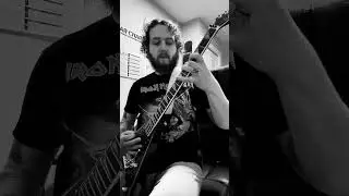 Iron Maiden - The Number of the Beast. Giving the pinky a workout! #guitar #guitarcover #ironmaidern