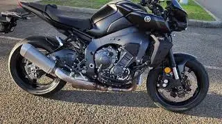 2022 Yamaha MT10 Walk around & Stock Exhaust and Air Intake Sound