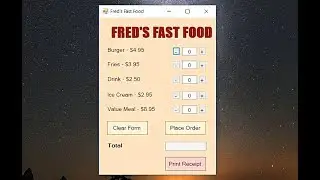 Visual Basic Tutorial - Fast Food App (Part 2/2)