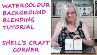 Watercolour Background Blending - Shell's Craft Corner