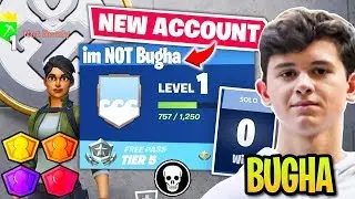 Bugha on a LEVEL 1 Account should NOT be allowed...