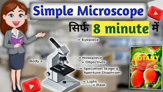 Simple Microscope 🔬 || Part & Functions & Uses || Simple Microscope in Hindi