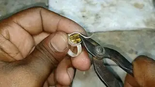 How to make tiger ring ! Tiger ring making jewelry 🐯