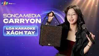 Loa karaoke x&aacute;ch tay SONCAMEDIA CarryOn - C&ocirc;ng nghệ Karaoke mới tr&ecirc;n Loa x&aacute;ch tay nhỏ gọn