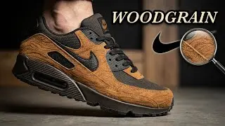 STUNNING! NIKE AIR MAX 90 PREMIUM WOODGRAIN Review & On Feet 
