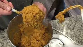 Feeding pollen patties to my honey bees!