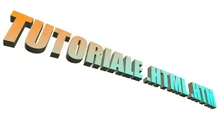 Tutoriale .HTM .HTML