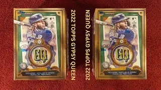 TWO BLASTER BOXES of 2022 TOPPS GYPSY QUEEN BASEBALL CARDS