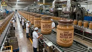 Industrial Almond Butter Production: Factory Process & How It's Made