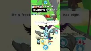 CONFUSING People with my Frost Shadow Dragon in Roblox Adopt Me #robloxshorts #adoptmeroblox #roblox