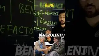 Root word- BENE | Benediction, Benevolent, Beneficiary & More #shorts #ssc #ssccgl #nda #blackbook
