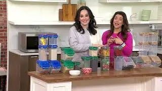 LocknLock 6-Piece Pantry Storage Set w/ Flip Top Lids on QVC
