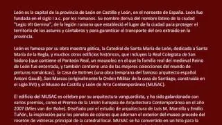 Spanish English Parallel Texts Le&oacute;n (Part 1) Introducci&oacute;n